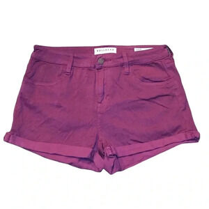 Bullhead Burgundy Super Stretch Shorty Shorts Women’s Size 30